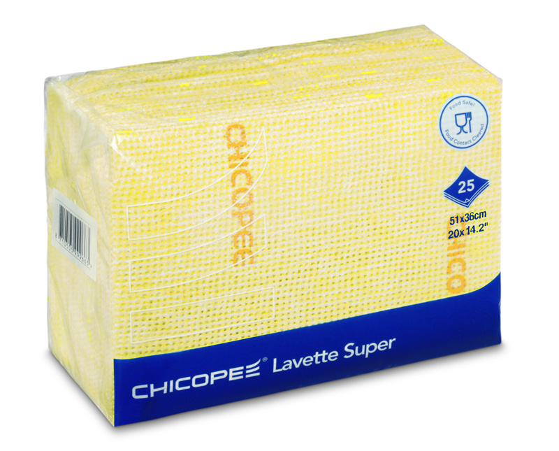 Bayeta Lavette super 51x36 cm  colores 25 unidades Amarillo