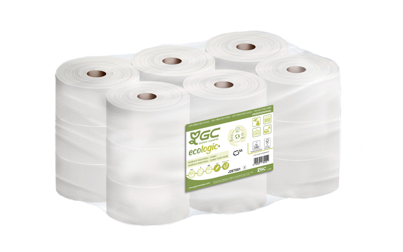 Higinico Industrial 45 mm 2C  495/100m Eco GC Saco 18 Rollos