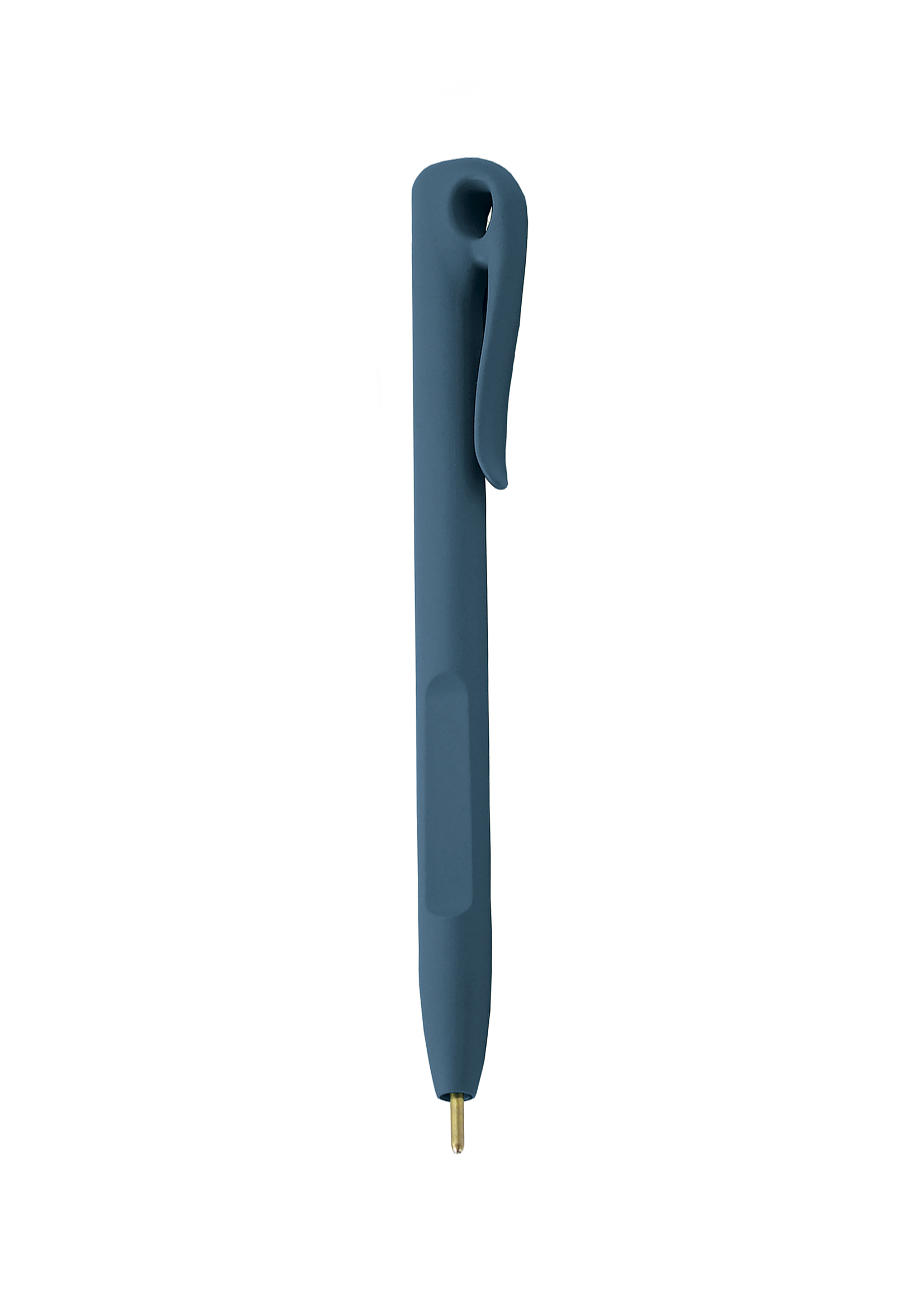 Bolgrafo *Detectable* Stick No retractil con clip. Tinta Azul.