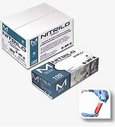 Guantes Nitril  Az sin polv NITRIFLEX  disp 100 uds 3.5gr